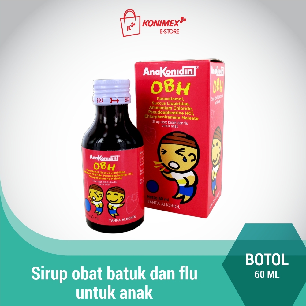 Anakonidin OBH Sirup Obat Batuk dan Flu Anak 60 ml