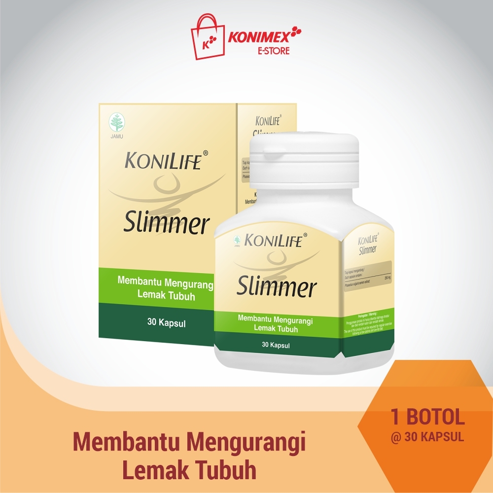 Konilife Slimmer Membantu Mengurangi Lemak Tubuh Botol 30 Ta