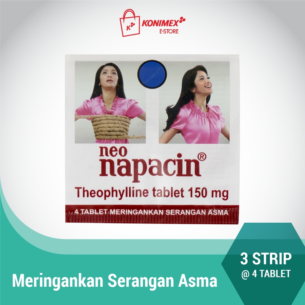 Neo Napacin Obat Sesak Napas Karena Asma 3 strip isi 4 Table