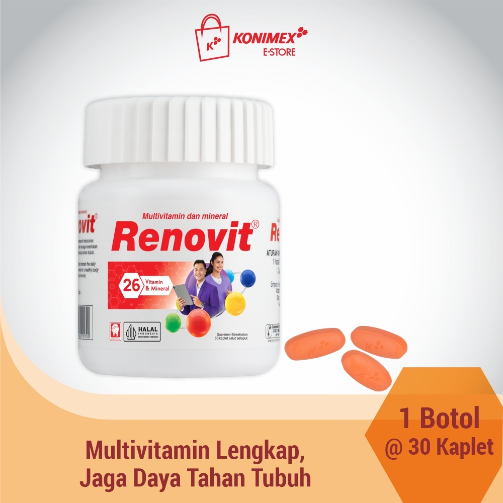 Renovit Multivitamin & Mineral Botol 30