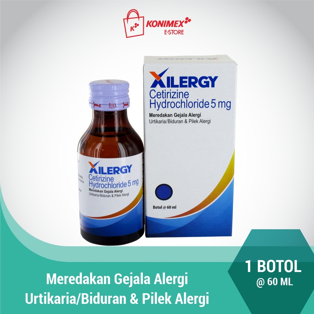 Xilergy Botol 60 ml Obat Anti Alergi