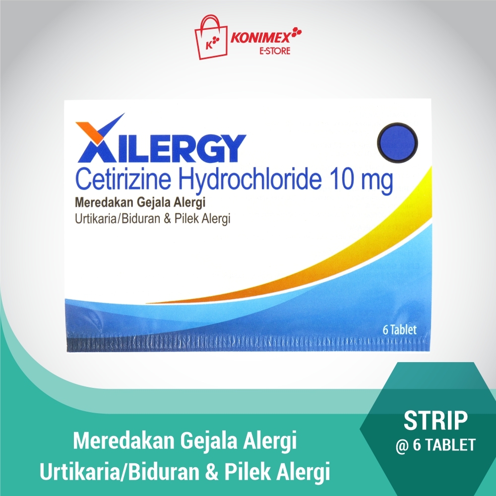 Xilergy Strip 6 tablet Obat Anti Alergi